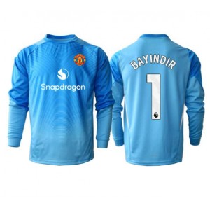 Manchester United Altay Bayindir #1 Maalivahti Jalkapallovaatteet Kotipaita 2025-26 Pitkähihainen